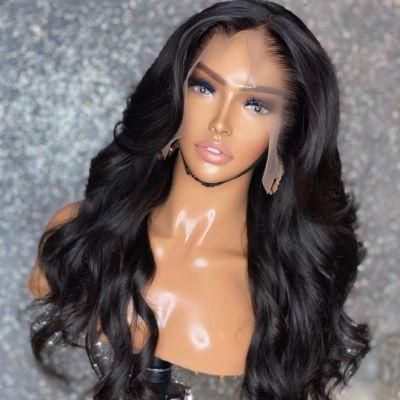 Wholesale Invisible Full Lace Front Remy Human Hair Wigs 100% Natural Cheap Brazilian Virgin Human Hair 13X4 HD Transparent Full Lace Wig