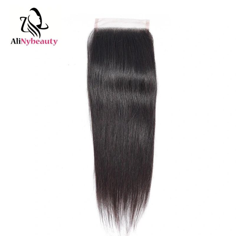 Alinybeauty Wholesale 100% Virgin Human Hair Lace Closure