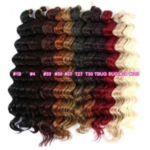 Belleshow Synthetic Hair Extensions Braiding Hairs Synthetic Deep Hair Bulk Crochet Braids 20inch 80g Wholesale