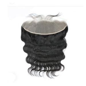 13X4 Transparent Lace Human Hair Weft Ombre Color Natural Straight Hair