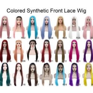 Heat Resistant Fiber Natural Looking Hair Replacement (No lace straight 22&quot;)