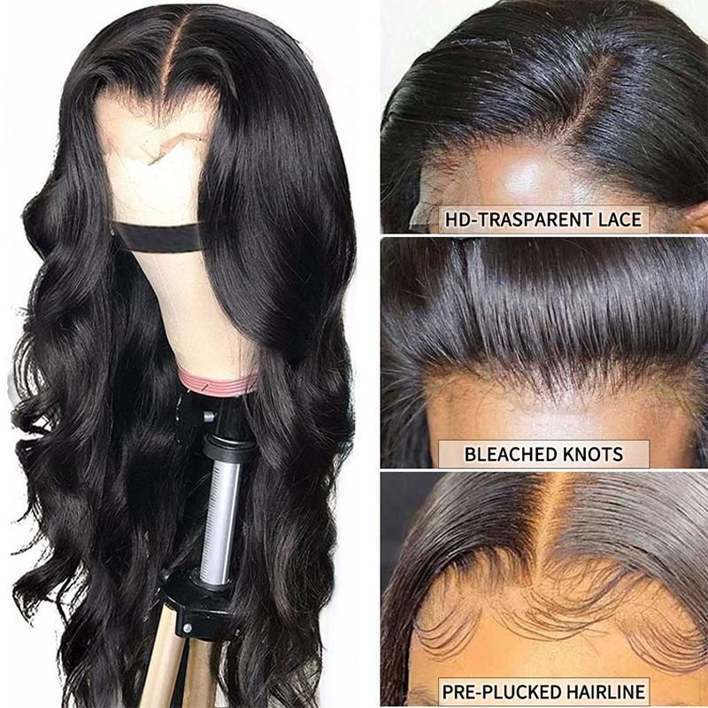 Cheap Wholesale Hair Wigs Human Lace Front Closure Body Wave Full Virgin Brazilian Cuticle Aligned Lace Closure Human Hair Wig