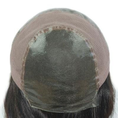 Transparent Skin Stretch Lace Hair 100% Human Female Toupee