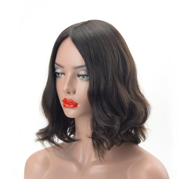 Middle Length Curly High Quality Mongolian Virgin Women Kosher Wig