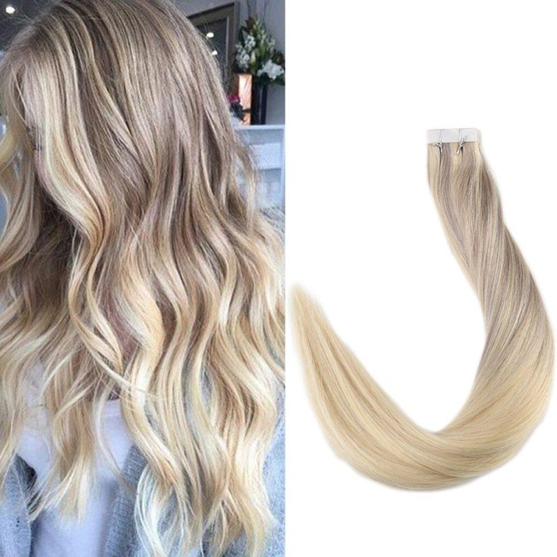 Tape Extensions Hair Tape Hair Extensions Best Quality Double Drawn Straight Human Hair Remy Tape Hair