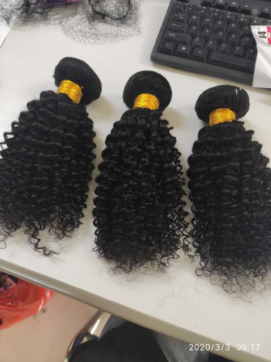 Hot Sales 9A Grade Kinky Curly Human Hair Bundles