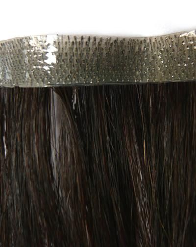 Human Hair PU Weft with Rings Skin Weft