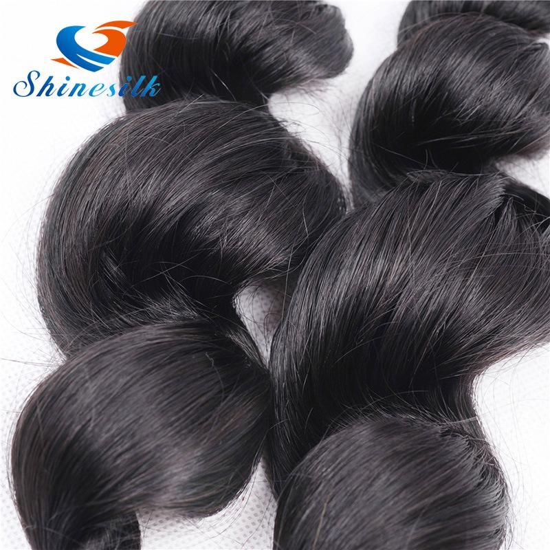 Women Hair Brazilian Loose Weave Human Hair Bundles 100% Virgin Hair Weave Bundles Natural Color 3PCS/Lot Human Hair Extension