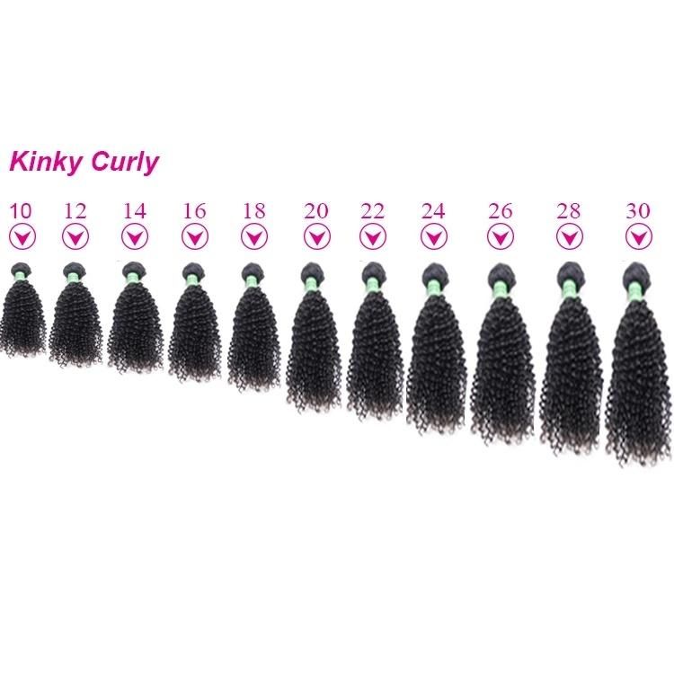 Kbeth Human Hair Weaving Kinky Curly for Black Women Virgin Hair Weave 2021 Fashion 100% Natural Remy Cheap 13*4 Ear to Ear Custom 20 Inch Bundle Weft