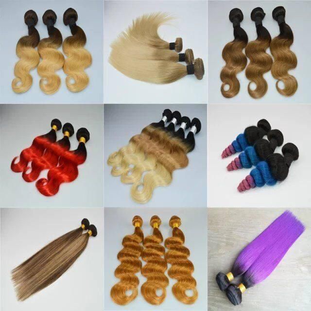 Straight Natural 100% Indian Brazilian Weave Closure and Bundles Virgin Human Machine Weft Hair