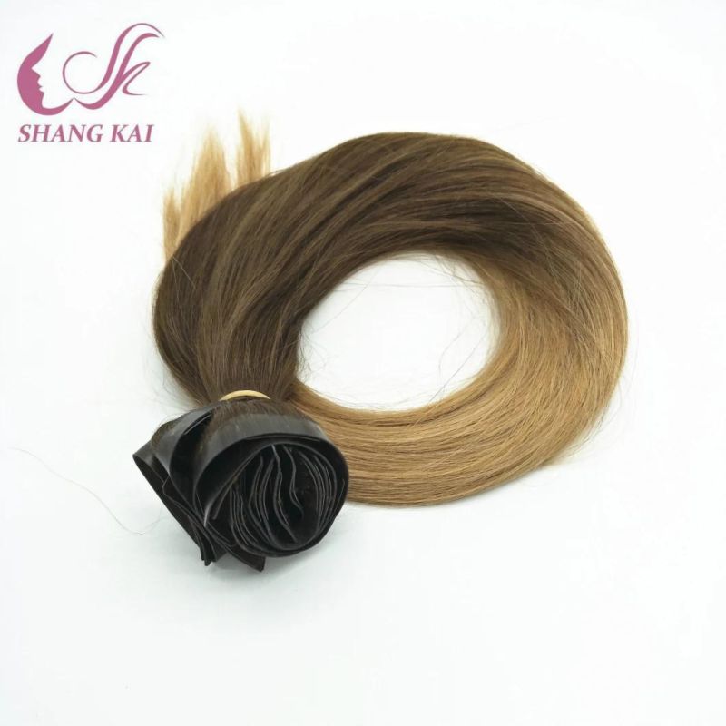 Best Hot Selling New Products Seamless PU Skin Weft Clip in Hair Extension