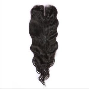 Direct Factory Wholesale 100% Human Hair Natural Color Virgin Hair Transparent and HD 4*4 Lace Closure Brazilian Hair Closure 8&prime; Inch