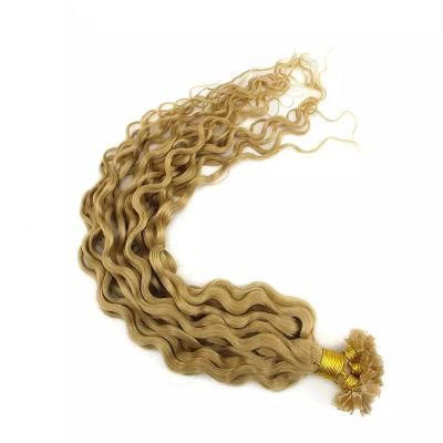24&prime;&lsquo; Remy Pre Bonded Flat Tip Human Hair Extensions Straight Double Drawn Capsules Keratin Fusion Hair 1g/S