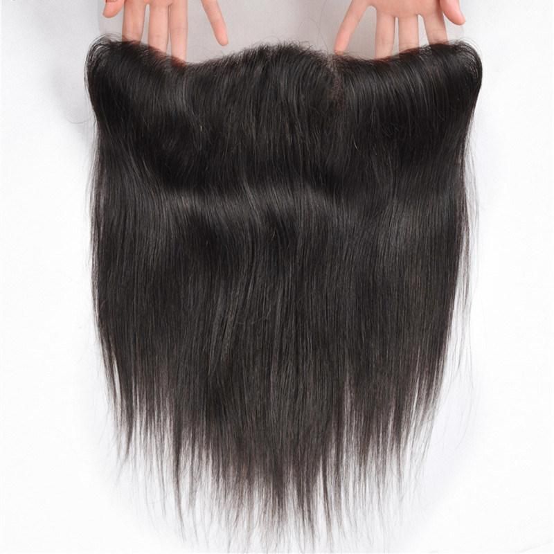 Peruvian Straight Hair 100% Human Hair Remy Hair 13′′x4′′ Ear to Ear Lace Frontal Closure