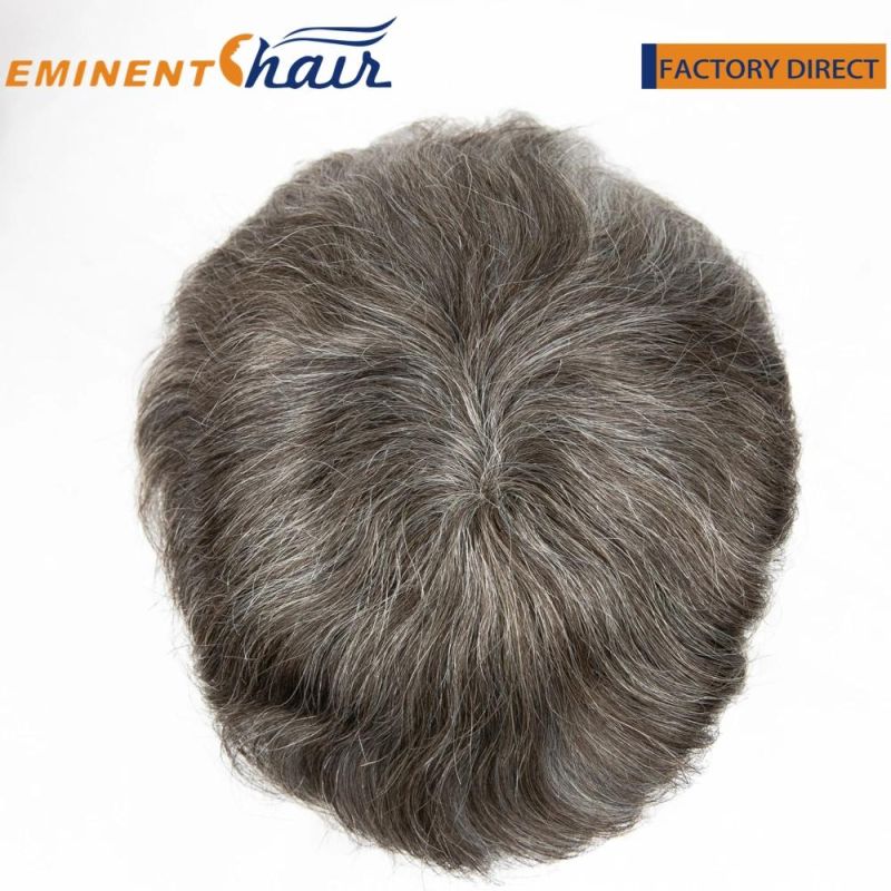 Remy Hair Fine Mono Men′s Hair Replacement