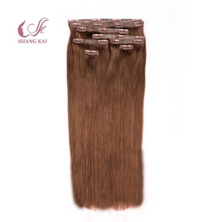 Seamless PU Skin Weft Clip in Hair Extension