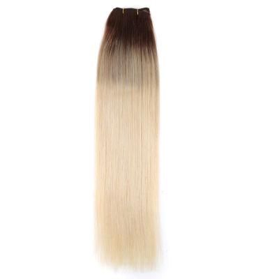 North Korea Human Virgin Hair Weft Ombre Color Hair Extensions Best Quality Hair Weaving