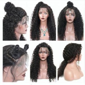 Qingdao Factory Brazilian Deep Wave Lace Front Wig for Black Women
