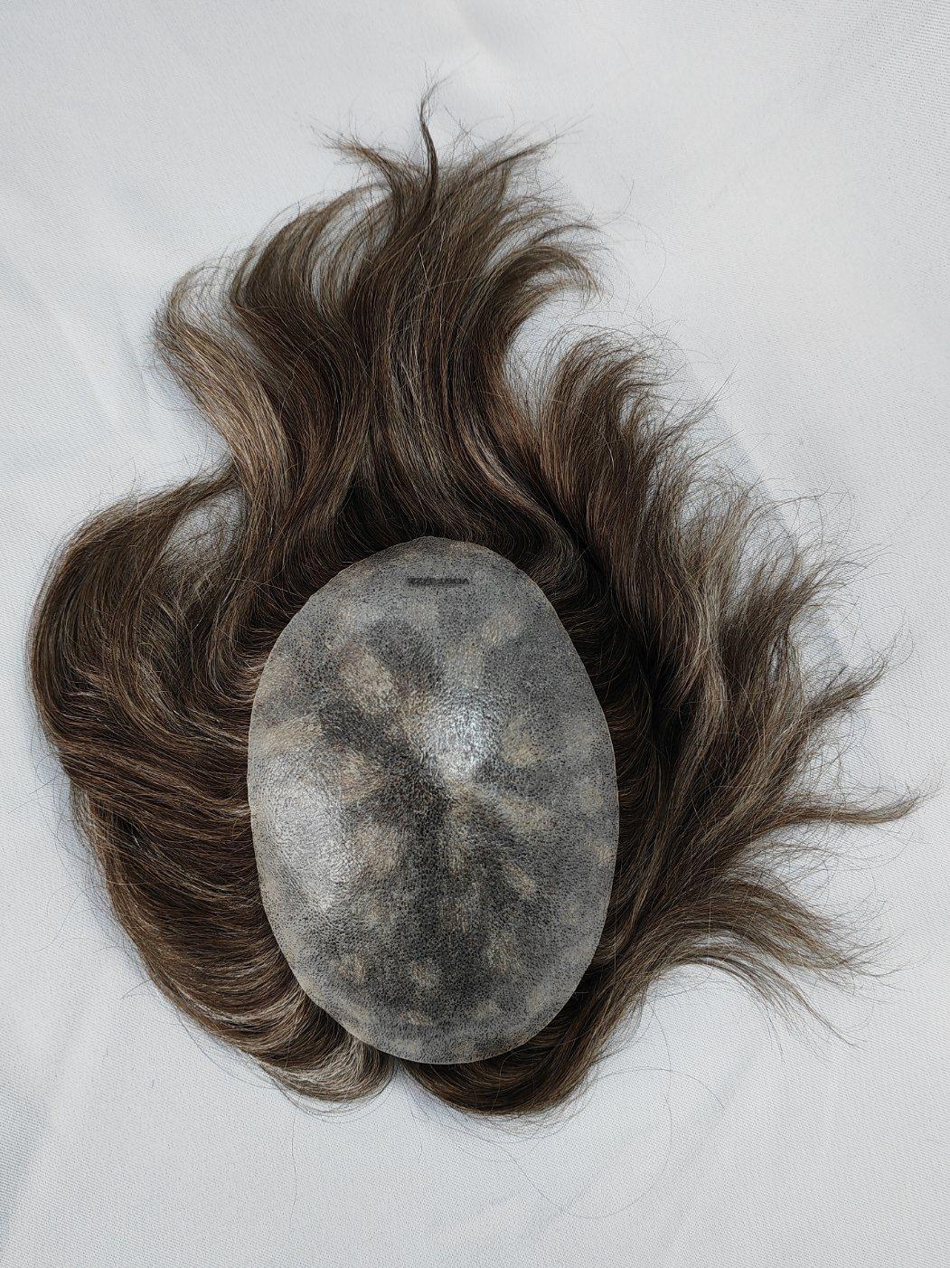 2022 Most Comfortable Custom Made Clear PU Base Injection Wig Made of Remy Human Hair