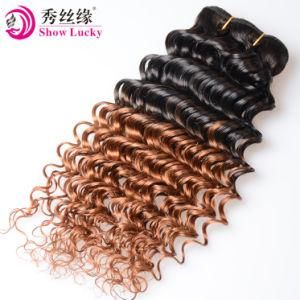 Fast Shipping Mongolian Ombre Hair Two Tone Color High Quality Remy Hair Products Omber