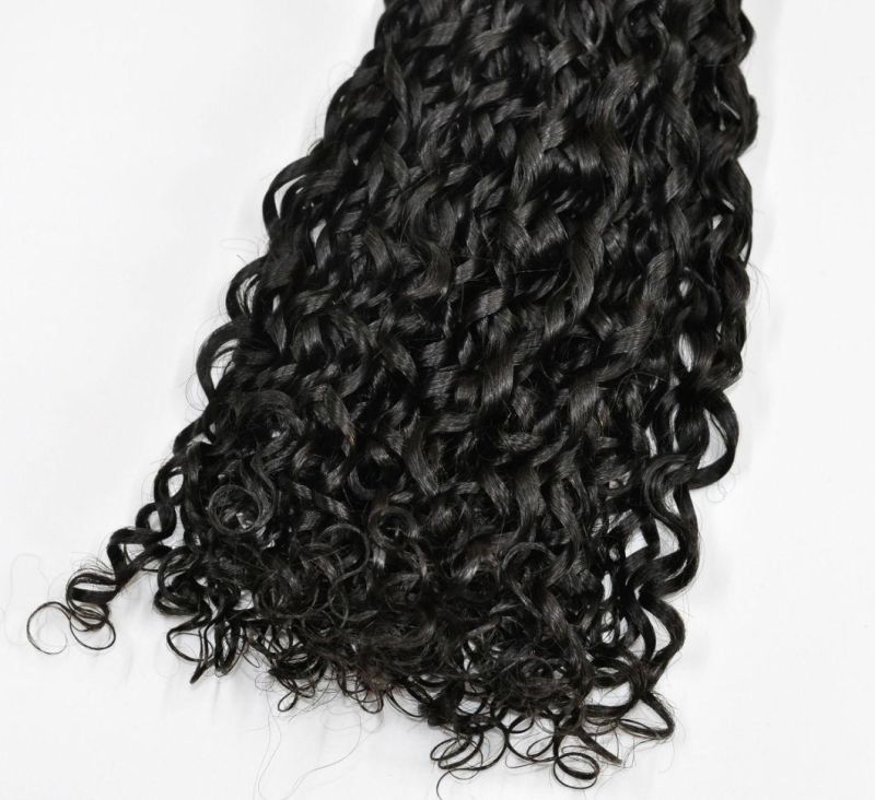 Brazilian Super Double Drawn Virgin Human Hair Weft (Bouncy Curly or Smooth Curly)
