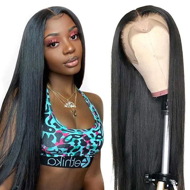 Wholesale Brazilian Virgin Hair Transparent Human Lace Front Wig HD for Black Women