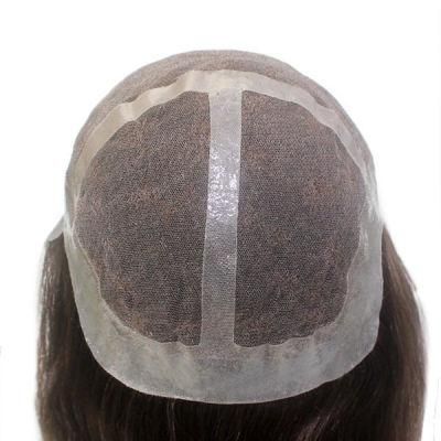 Lw1370 Natural Hairline Full Lace Wig Female Toupee