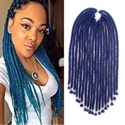 Synthetic Hair Extensions Afro Kinky Soft Dread Dreadlocks blue Color