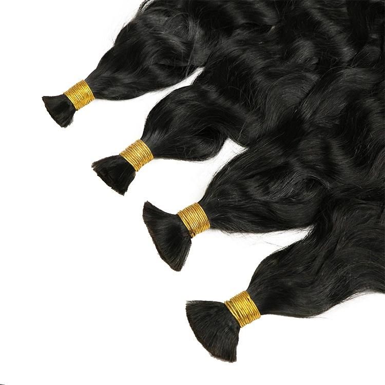 Wholesale Indian Human Hair Bundles Virgin Hair Bulk Braiding Hair Extension