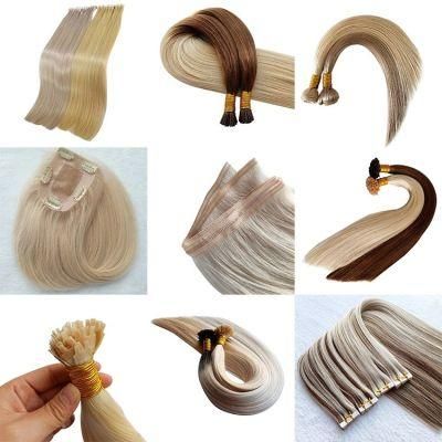 100% Real Natural Human Hair I Tip Hair Extension Brazilian Indian Hair