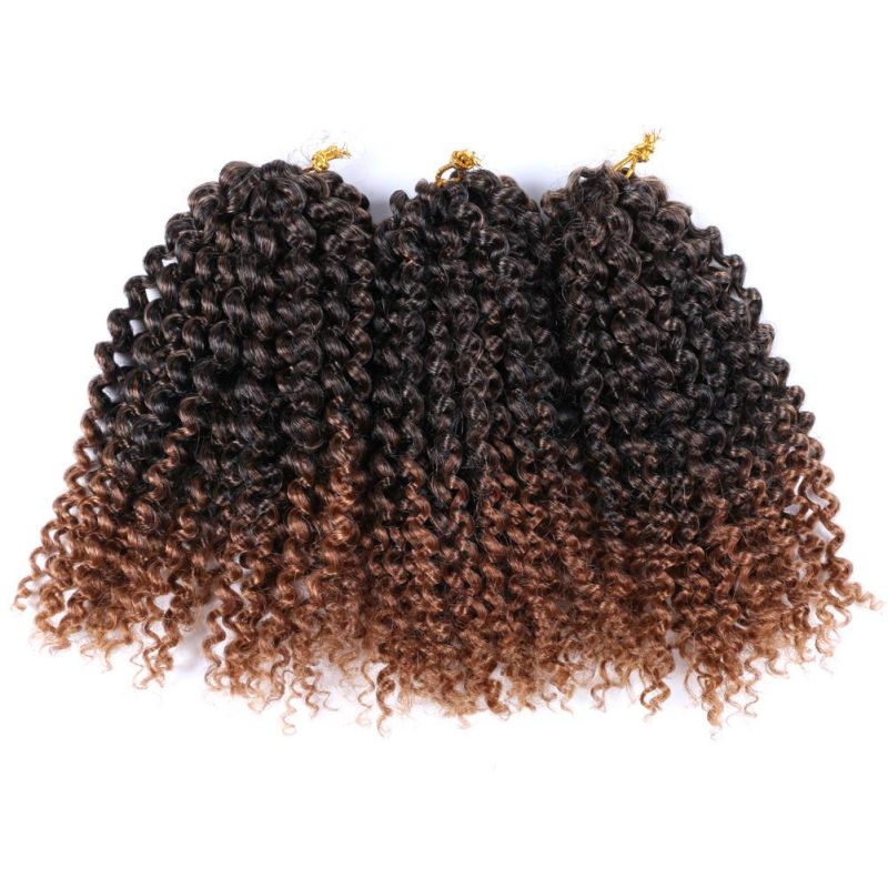 Marlybob Crochet Braiding Afro Kinky Curly Twist Braids Ombre Hair Extension