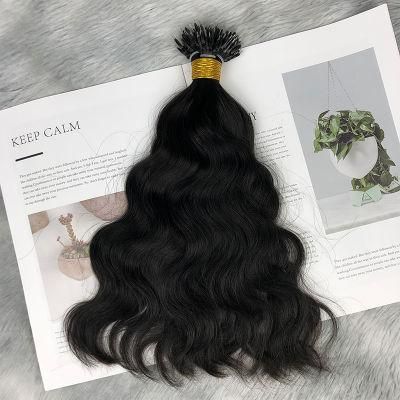 11 Grade Remy Virgin Human Hair Nano Ring Natural Wavy Hair Weft Brazilian