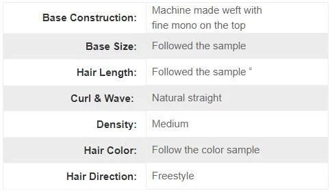 Lx054 Chinese Hair Blond #613 Machine Made Mono Top Hair Replacement Systems