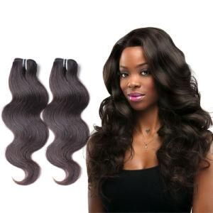 Natural Black Body Wave Raw Unprocessed Human Hair Weave