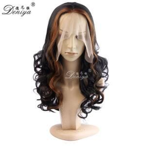 Fashion Curly Style High Quality Hot Selling Lace Front Synthetic Cosplay Wig