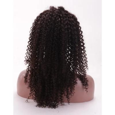Kinky Curl Remy Human Hair Lace Wig for Black Women