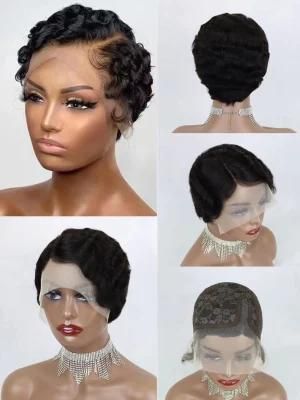 Fully Handtied Lace Front Wig Use Virgin Human Hair for Women