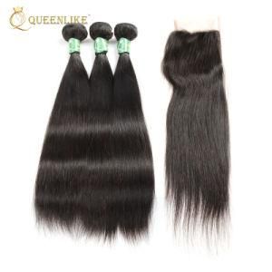 Human Remy Virgin Vendors Peruvian Hair Bundles with Closure