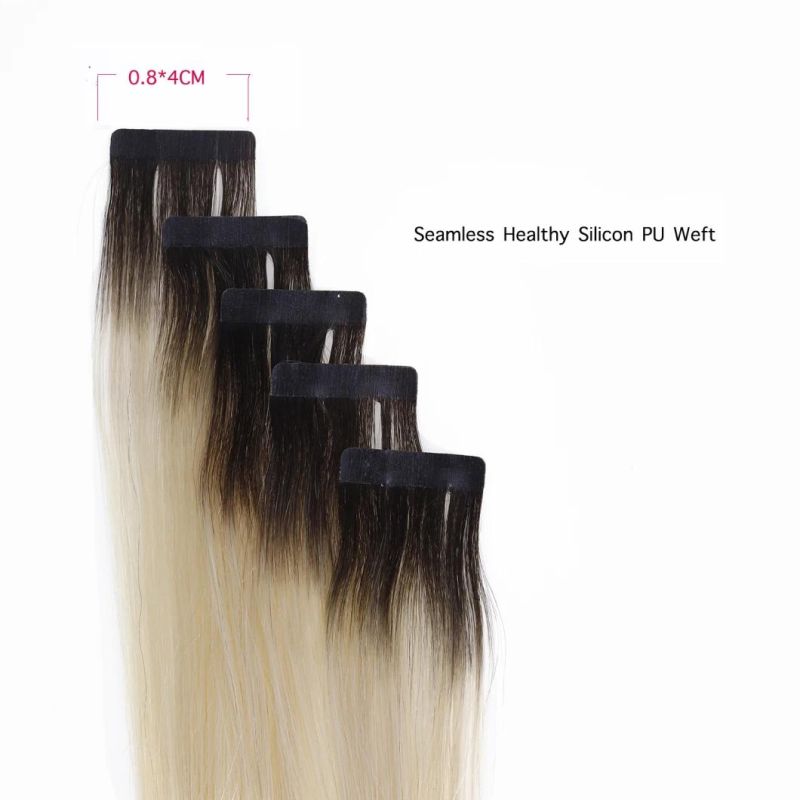 Hair for Woman Tapes Human Hair Double Drawn Good Hand Feeling Us Strong Adhesive Tape Hair Extensions for Salon