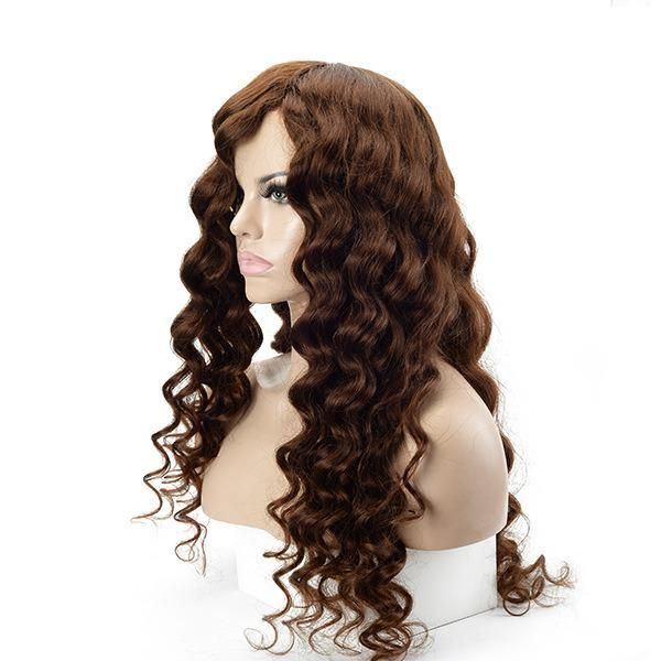 Lw7179 Beautiful Curl Custom Made Natural Real Hair Women Hair Systems