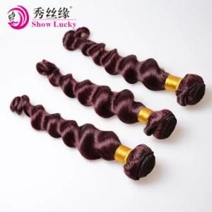 Wholesale Red Cambodian Virgin Hair Unprocessed Remy Human Hair Weave Loose Wave