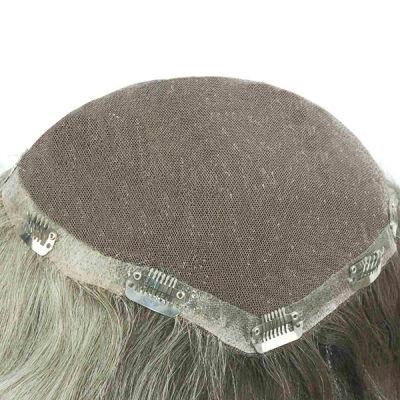 French Lace with Skin Around Human Hair Man Toupee