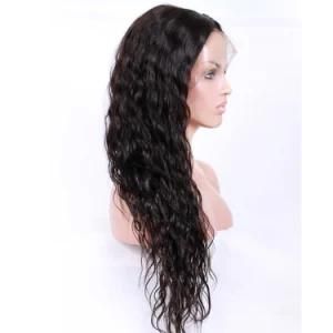 Fast Shipment and Wavy Virgin Brazilian Human Hair Full Lace Wig