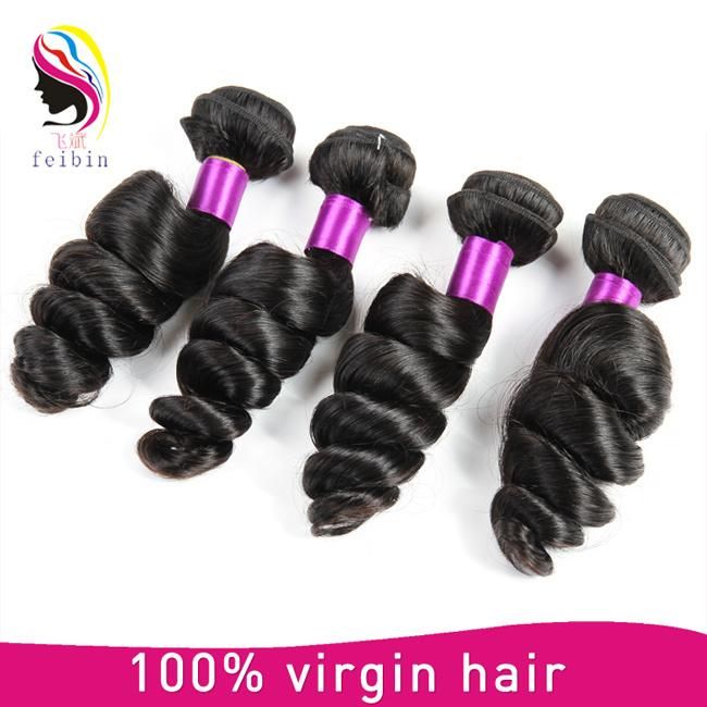Wholesale 8A Brazilian Remy Human Hair Loose Wave Hair Extension