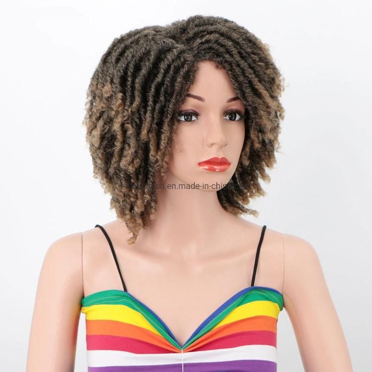 Crochet Braided Wigs Vendors Synthetic Twist Braid Hair Dreadlock Wigs