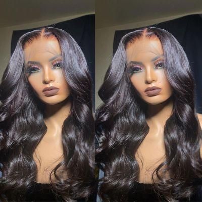 Lace Front Closure Wigs Human Hair Brazilian Body Wave 4X4 Front Lace Wigs for Black Women Wig Pre Plucked with Baby Hair 30 Inches