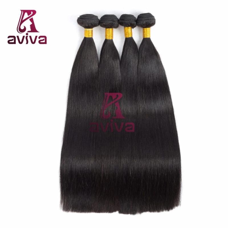 Brazilian Straight Virgin Hair Weave Natural Color Unprocessed Human Hair Extension