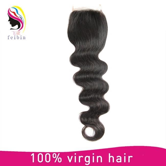 Wholesale 8A Virgin Brazilian Human Hair Wavy 4*4 Lace Closure