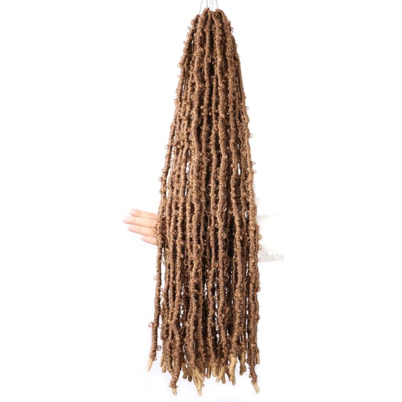 28inch Chinese Dreadlocks Hair Extensions Box Butterfly Locs Crochet Braiding Hair