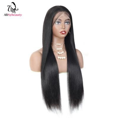 Wholesale Virgin Brazilian Human Hair Lace Front Wigs Straight Natural Raw Human Hair Wig